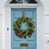 314 inch Christmas Wood Bead Garland,Gold Decorated with Christmas Tree Ornament,2 Pcs Farmhouse Bead Garland for Christmas Decoration Supplies(157 inch/1 Pcs) Eerrhhaq