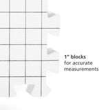Hephaestus Crafts Blocking Mats for Knitting - Pack of 9 GRAY Blocking Boards with Grids for Needlepoint or Crochet. 150 T-pins Hephaestus