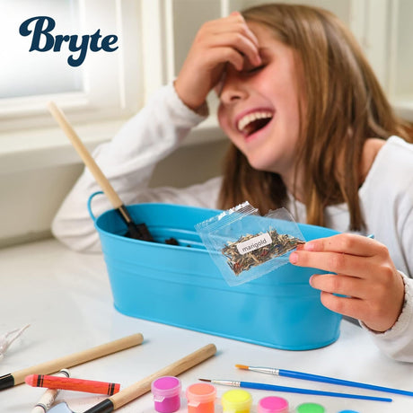 BRYTE Light Up Unicorn Terrarium Kit for Kids - Multicolor - Paint Set & Fairy Lights - Little Girl Crafts - Fairy Garden Kit with Gardening Tools for Kids Ages 4–12 BRYTE