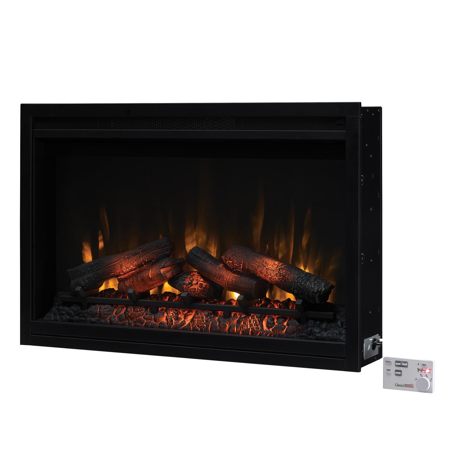 ClassicFlame 36" Traditional Built-in Electric Fireplace Insert, 120 volt