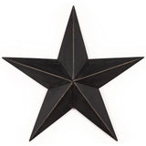 Hearthside Collection The CWI Gifts Metal Barn Star - 12" Galvanized Hanging Star - Farmhouse Wall Decor - Black - 1, 12 X 12 X 2 Hearthside Collection