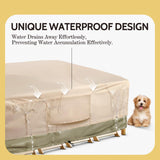 COSFLY Waterproof Patio Furniture Set Covers Durable, Outdoor Table and Chair Covers Rectangular Large - Fits up to 108L x 82W x 28H inches COSFLY