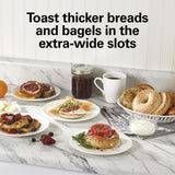 Hamilton Beach 2 Slice Toaster with Extra Wide Slots, Shade Selector, Auto-Shutoff, Cancel Button and Toast Boost, Red Hamilton Beach