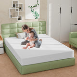 Nchanmar 8 Inch Queen Mattress, Gel Memory Foam Queen Size Mattress, Pressure Relieving, Cooling Gel Foam, Queen Mattress in a Box, Certipur-Us Certified, Bed-in-a-Box, Queen, 80"L x 60"W x 8"Th,White NChanmar