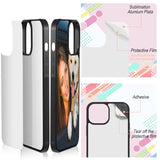 Frienda 15 Pieces Sublimation Blanks Phone Bulk Cover Protective Anti-Scratch Soft Shockproof Slim Covers Compatible with Apple iPhone, 3 Models (Black, Compatible with iPhone 14, 14 Pro, 14 Pro Max) Frienda
