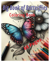 Big Book of Butterflies: Coloring Book Majosta
