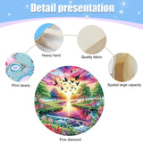 Tontut Diamond Painting kit Handbag Beautiful Scenery DIY Handmade Diamond Pattern Creative Gift Large Capacity Commuting Leisure Bag Tontut