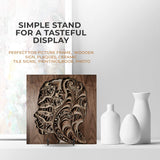 TR-LIFE Plate Stands for Display - 6 Inch Stand + Metal Frame holder stand Picture, Decorative Plate, Book, Photo Easel (2 Pack) TR-LIFE