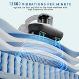 Mattress Vacuum Cleaner, Handheld UV Bed Vacuum Cleaner 16KPa & 12800 Vibrations Per/Min Upgraded Effectively Clean Up Bed, Pillows, Cloth Sofas, Carpets and Ther Fabric Surfaces Hersven