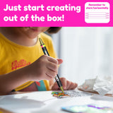 Acrylic Paint Markers Dual Tip (12 Pack) - Acrylic Markers Paint Pens for Rocks - Bold Acrylic Paint Pens Fine Tip and Dot Tip - Fabric Makers Permanent for Clothes Water Based Markers - Chalky Crown CHALKY CROWN