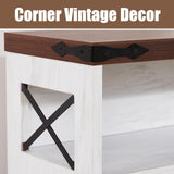 EXRIARO Shoe Cabinet Storage for Entryway, Shoe Storage Cabinet with 2 Flip Drawers, Farmhouse Shoe Storage Organizer Cabinet for Heels,Slippers,Sneakers (White) EXRIARO