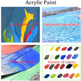 LWZAYS Paint by Number for Adults,Landscape Lake Mountain Paint by Numbers,Without Frame DIY Oil Painting Acrylic Paints for Wall Art（6 Pack 8X12 Inch LWZAYS