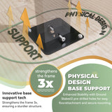 Yalissey 10'×8' Patio Gazebo with Waterproof Fuzzy Strip, Outdoor Gazebo with Innovative Base Support, Wall Mounted Gazebos Pergola with Roof for Backyard, Decks, Garden Yalissey