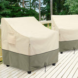 COSFLY Outdoor Furniture Patio Chair Covers Waterproof Clearance, Lounge Deep Seat Cover, Lawn Furnitures Covers Fits up to 32W x 37D x 36H inches(2 Pack) COSFLY
