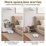 NANAGIFTREE Floating Nightstand Wall Shelf, Wood Bedside Shelf Wall Mounted Nightstand Set of 2, Floating Bedside Table for Bedroom, Living Room, Bathroom, Kitchen, Office (Light Ivory) NANAGIFTREE