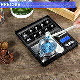 THINKSCALE Milligram Scale, 50g/0.001g Digital Jewelry Scale, Micro Gram Scale for Powder, Medicine, Gold, Gem, Reloading, Mg Scale 6 Units, Tare, Cal Weight Included THINKSCALE