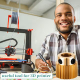 (40 Teeth,10 Pcs) Extruder Wheel 3D Printer Parts Drive Gear Brass Extruder Wheel Gear Compatible with CR-10, CR-10S, S4, S5, Ender 3, Ender 3 Pro Mudder