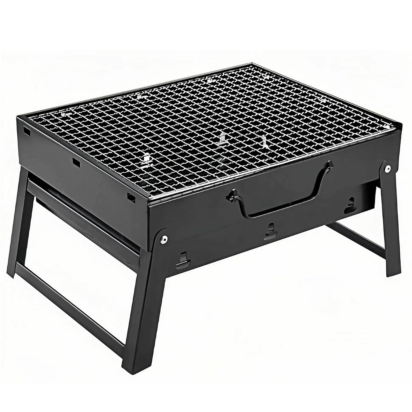 Limerri Floding Portable Charcoal Grill,13.7"x 10.6",Small charcoal Barbecue Grill for Outdoor Camping,Portable BBQ for family gatherings and camping