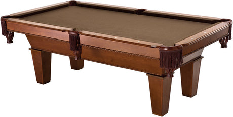 Fat Cat Frisco 7.5' Pool Table with Classic Style Billiard Pockets and Contemporary Straight Legs, Oak Finish with Bronze Colored Cloth Playing Surface Fat Cat by GLD PRODUCTS