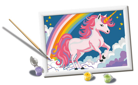 Ravensburger Creart Pink Unicorn Paint by Numbers Kit for Children Ravensburger