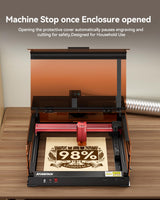ATOMSTACK A24 Pro Laser Engraver with B3 Enclosure, 24W Output Laser Engraving Machine for Bulk Engraving Cutting with Enclosure Camera Engraving Machine for Wood Acrylic Leather Stone Metal ATOMSTACK