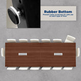 ahliss Sturdy Conference Table with Cable Management Grommets Modern Rectangle Office Meeting Table with Wood Tabletop and Metal Frame & Legs- Easy Assembly Boardroom Table (Mahogany, 12 foot) ahliss