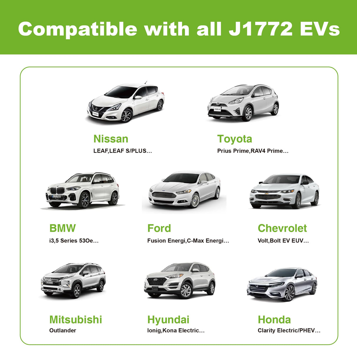EVMaster Level 1 and Level 2 EV Charger, 28FT 32Amp 240Volt Electric Vehicle Portable Charger with NEMA 14-50P Plug, EV Charging Station for J1772 Electric Cars, CE Certificated EVMaster
