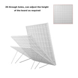 13’’Crochet Blocking Board with 20 Pegs/Pins Granny Square Blocking Boards for Crochet Projects,Plastic Waterproof Crochet Peg Blocking Board Gift for Crocheters and Beginners wuher