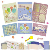 CREATIVETREES Greeting Card Making Kits DIY Blank Cards for Birthdays, 9 Envelopes, Balloon Thank You Cards, Colourful Balloon Thank You Cards with Envelopes CREATIVETREES