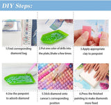 Hibah Diamond Painting DIY 5D Special Shape Rhinestone, Mandala Flower, Partial Diamond Crystal Diamond Painting Mandala Set Hibah