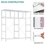 YITAHOME Dresser for Bedroom with 9 Drawers, Fabric Storage Dresser, Closet Dresser & Chest of Drawers for Living Room, Closets - Sturdy Steel Frame, Wooden Top & Easy Pull Fabric Bins(Rose Pink) YITAHOME