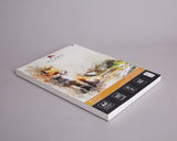 Watercolor Paper Artist Art Pad 35 Sheets, 140lb/300 GSM, Glue Bound, Acid Free, Cold Pressed for Artists Drawing and Sketching Techniques, Made in UK Acuma Crafts