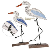 SAILINGSTORY Wooden Sea Bird Figurine and Statue Seagull Decor Sculpture Nautical Coastal Beach Decor HOME DECOR SAILINGSTORY