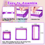 Weaving Loom Kit, DIY Arts and Crafts for Kids and Adults, Includes 288 Loops & Step-by-Step Instructions, Ideal Gifts for Girls Ages 5 6 7 8-12 13 Disracker