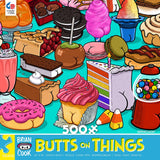 Ceaco - Brian Cook - Butts on Things - Sweet Cheeks - 500 Piece Jigsaw Puzzle Ceaco