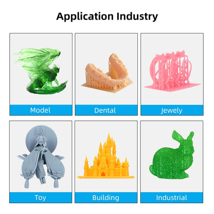 ANYCUBIC 3D Printer Resin, 405nm Plant-Based Rapid Resin, Low Odor, Photopolymer Resin for LCD 3D Printing,1kg Grey