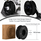 Carbon Fiber PLA Filament 1.75mm, TINMORRY PLA-CF 3D Printing Filament, Highly Compatible with Bambu FDM 3D Printer, 1 KG 1 Spool, Black TINMORRY