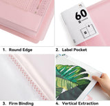 2 Packs A3 Storage Book for Diamond Art Portfolio Folder for Diamond Painting Accessories with 60 Pocket Slevees Protectors (2PCS-Green and White) ESEHGS