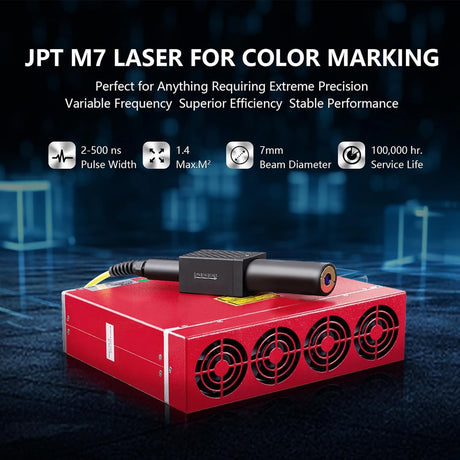 ComMarker US Stock B4 60W JPT Mopa Fiber Laser Engraving Machine with 5in1 Rotary,Support Lightburn Laser Engraver,2Lens Color Marking Machine for Stainless Steel,Silver,Tumbler,Jewelry ComMarker