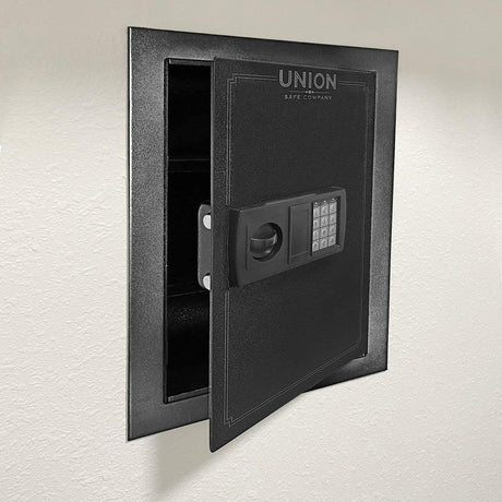 Electronic Digital Security Home Safe Box Wall Mounted 0.53 Cu. Ft. With Dual Security System Generic