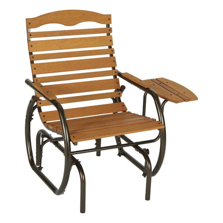 JACK-POST CG-21Z Country Garden Glider Chair with Tray, Bronze JACK-POST
