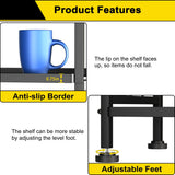 GIOTORENT 5-Tier Heavy Duty Garage Shelving Unit 750 lb Capacity, All-Carbon Steel Storage Rack for Laundry Room Organization, Kitchen Pantry Bathroom - Commercial Metal Shelves (Black) GIOTORENT