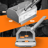 ATkrou Gas Propane Forge 2600°F,Double Doors,Large Capacity,Portable Equipment,Knife Making(Stainless Steel) Blacksmithing Farrier tool,Gas Welding Kits, Forge Kit GY200 ATkrou