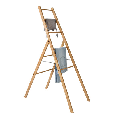 Honey-Can-Do Bamboo Clothes Drying Ladder Rack DRY-09387 Natural - WoodArtSupply