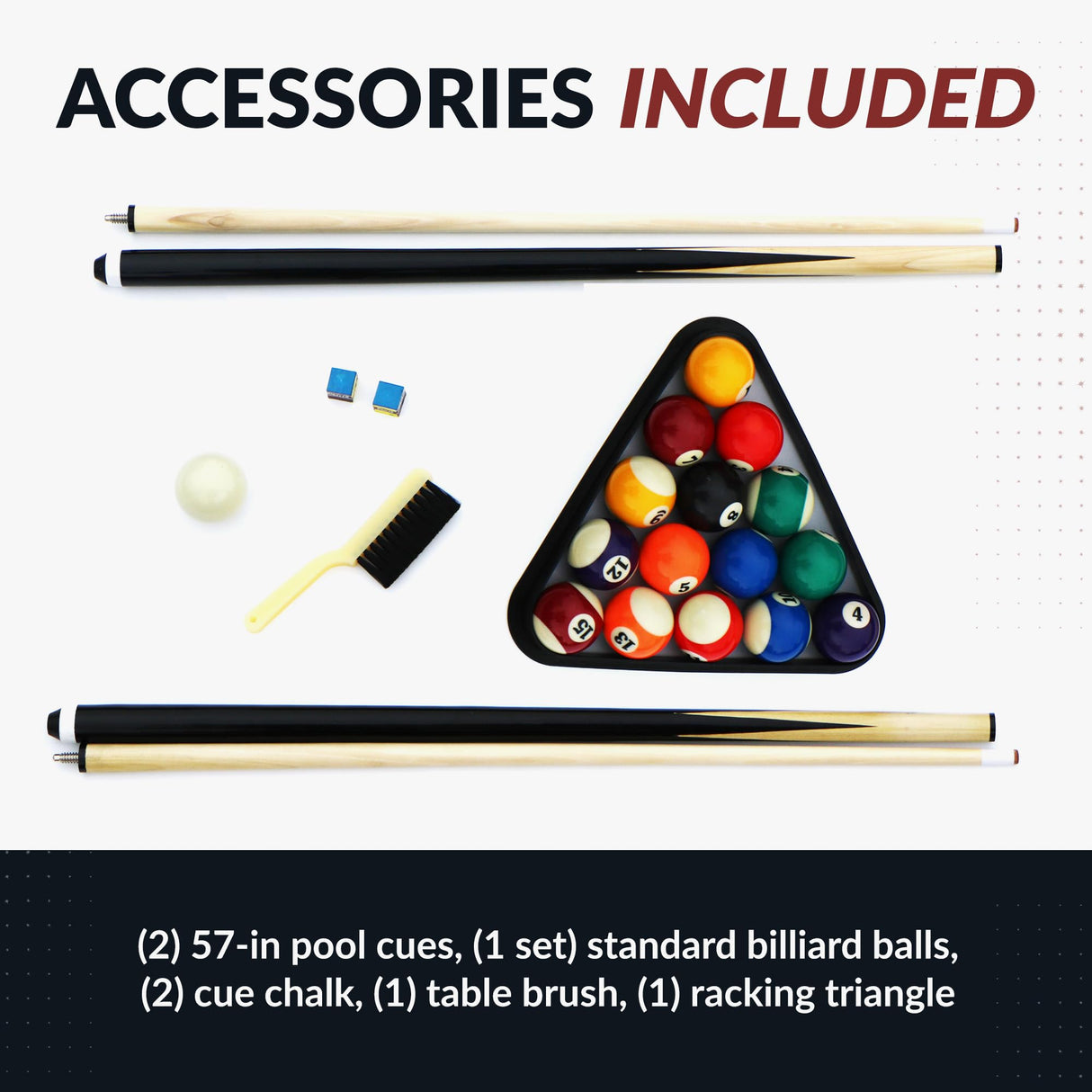 Hathaway Montecito 8 Ft Furniture Pool Table – Includes Cue Sticks, Billiard Balls – Modern Design Perfect for Family, Home, Dining, or Living Room – Blue Felt with Driftwood Finish Hathaway