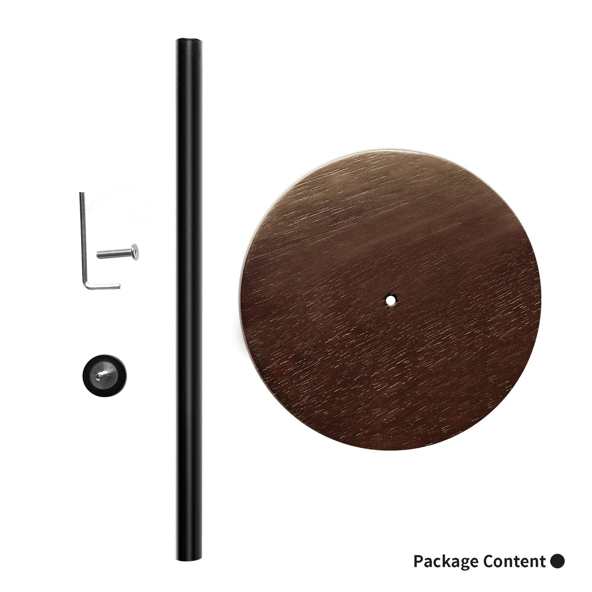 Countertop Paper Towel Holder Wood, OBODING, Farmhouse Standing Kitchen Paper Towel Holders with Real Wooden Base, fits Standard and Jumbo Size Paper Towels (Brown) OBODING