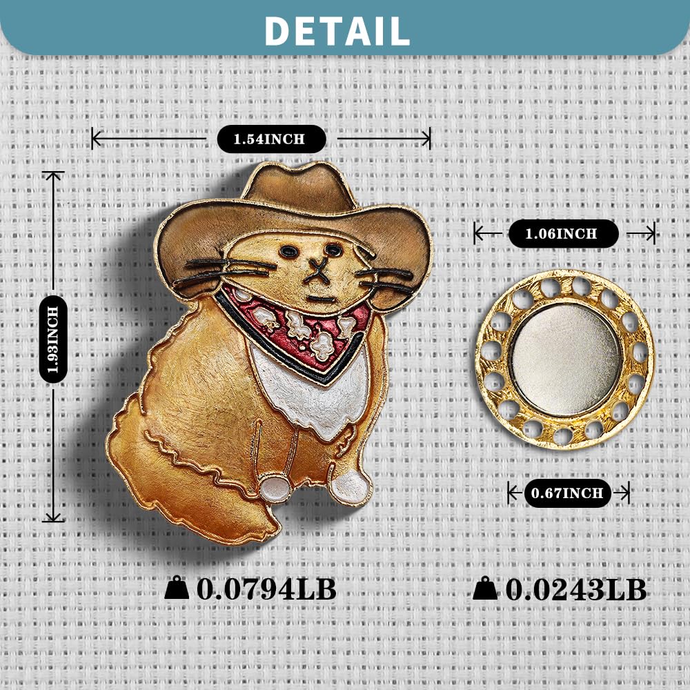 Magnetic Needle Minder Magnet Embroidery Accessories and Supplies Embroidery Needle Holder Cross Stitch Holder Needlework Supplies (Gafieldcat) seminhoof