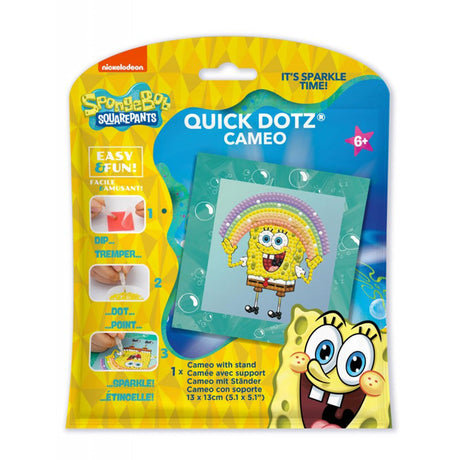DIAMOND DOTZ Spongebob - Rainbow Diamond Painting Kits for Adults - Diamond Art Kits a Relaxing Creative Craft Kit with Dotz Gems DIAMOND DOTZ