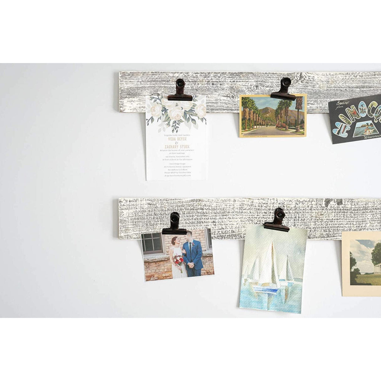 Rustic Farmhouse Reclaimed Barn Wood Bundle | 36 inch | Wood Plank | Wall Panels | Remodeling | DIY | Repurposed | Decoration | Shiplap | White Wash | Pack of 6 Planks BarnwoodUSA LLC