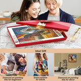 hill froeistung 5D Horses Diamond Art Painting Kits for Adults, Beginners, Animal,DIY Full Drill Rainbows Diamond Art Painting for Wall Decor,12x12inch hill froeistung